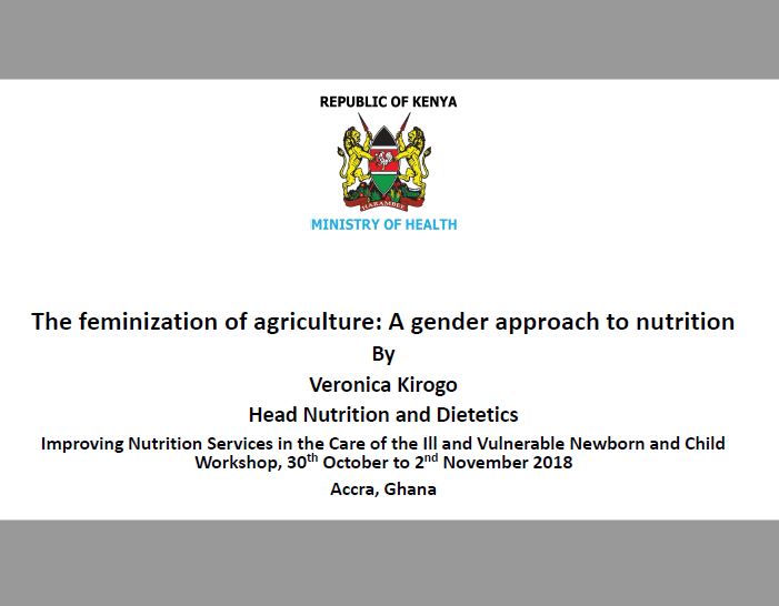 Photo: 06 Veronica Kirogo_Dossier de questions cruciales_La féminisation de l'agriculture_INS Atelier_11.1.2018