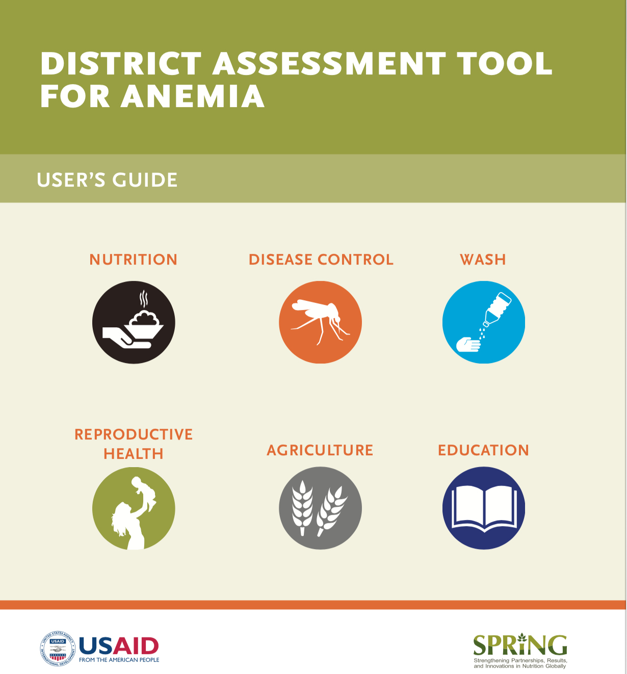 Photo: Outil d'évaluation de district pour Anemia_Users Guide_2017