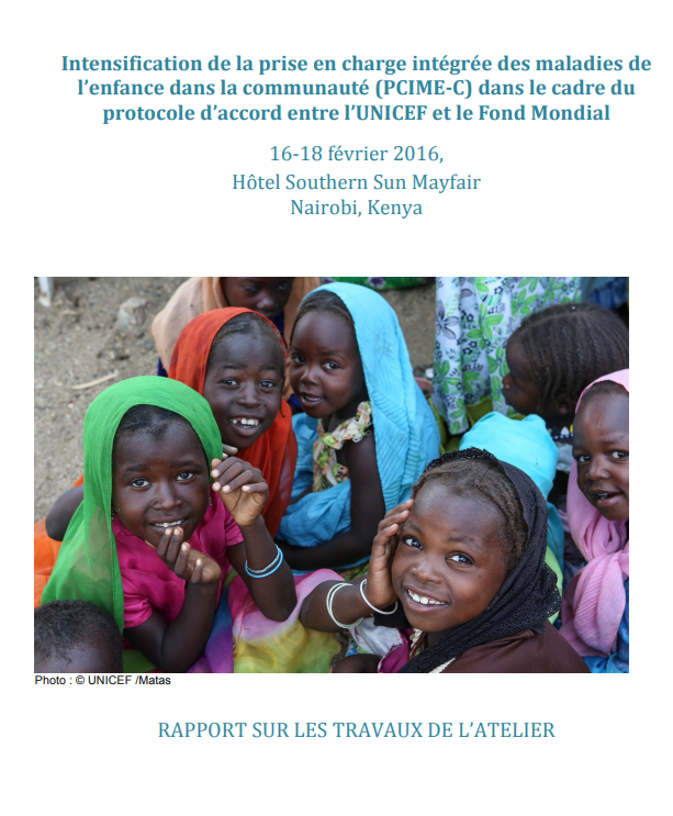 Photo de la page de titre du rapport en français.