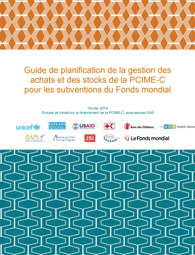 Photo de la page couverture du guide en français.
