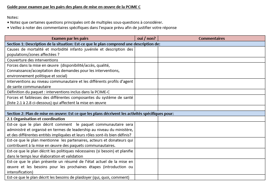 Photo du document Word, tableau avec texte.