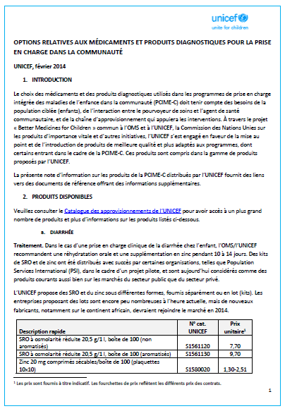 Photo of word document in French.