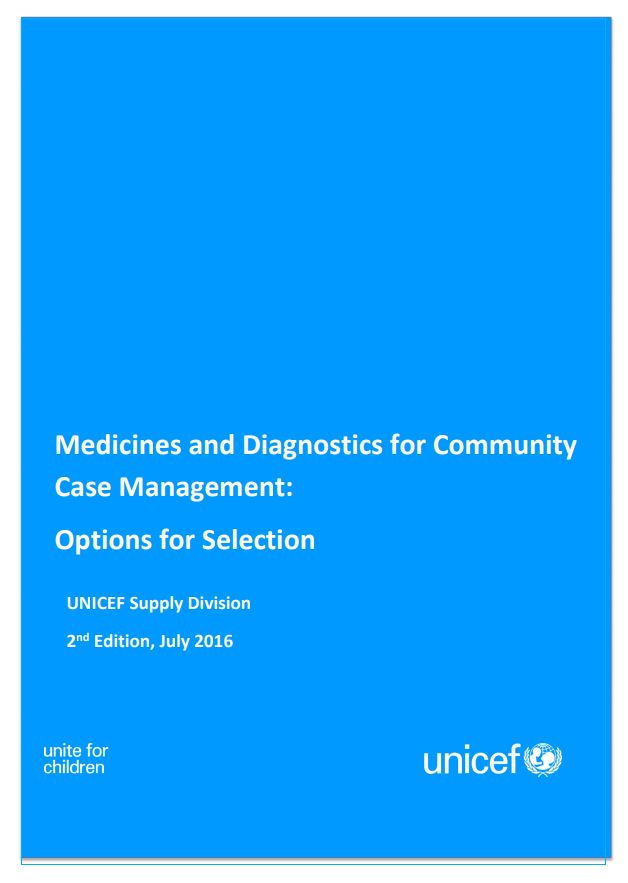 Medicines and Diagnostics for Community Case Management