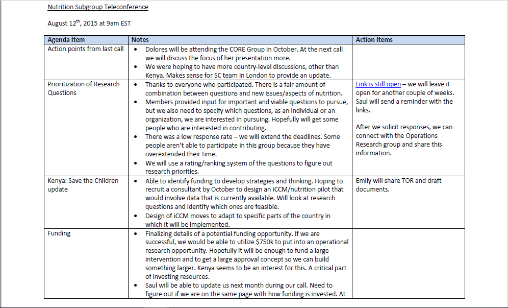 Document de deux pages en texte anglais