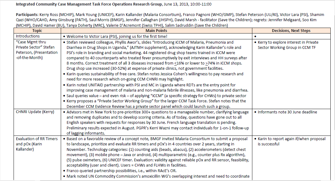 One-page document in English text 