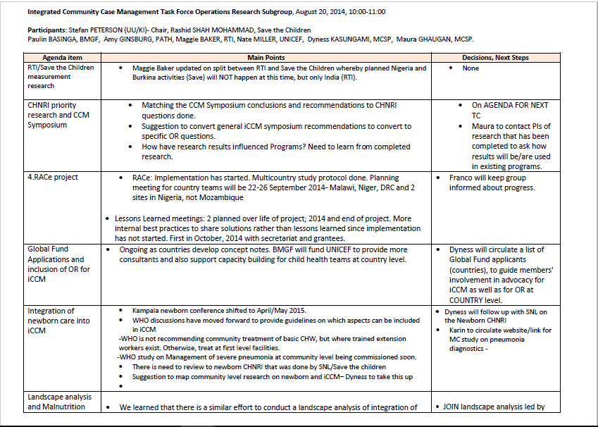 Two-page document in English Text 