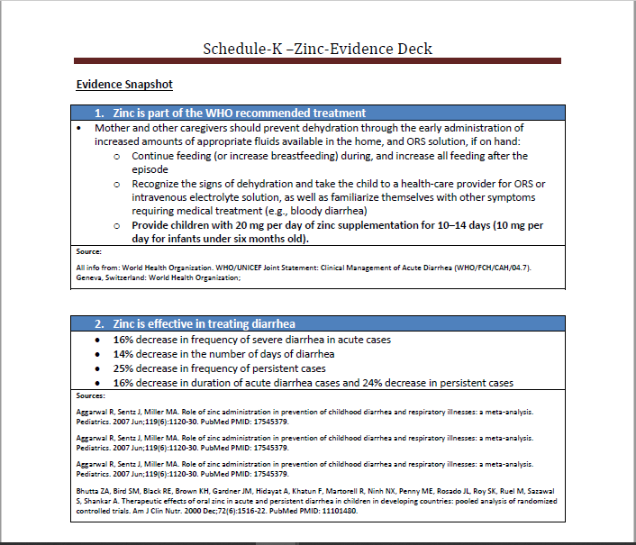 Five-page document in English text, some tables 