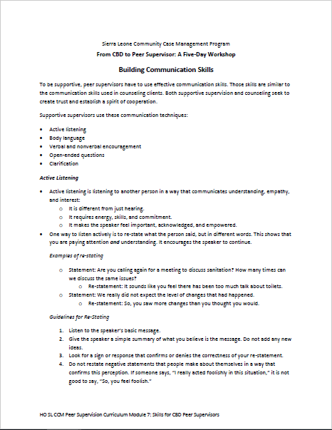 One-page Excel spreadsheet in English 