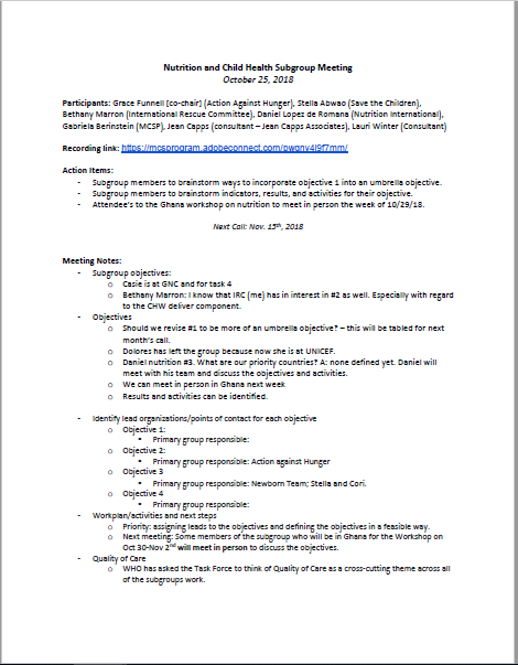 One-page document in English