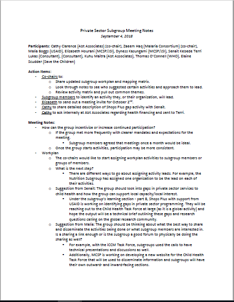 Two-page document in English 