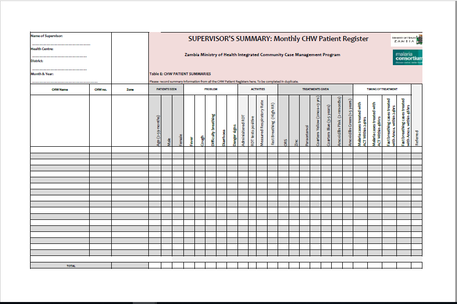 One-page document in English 