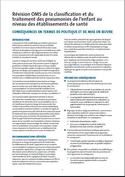 Four-page document in French text, colorful charts, 
