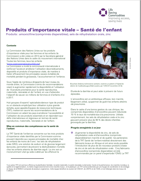 Two-page document in French with some colorful text and an image 