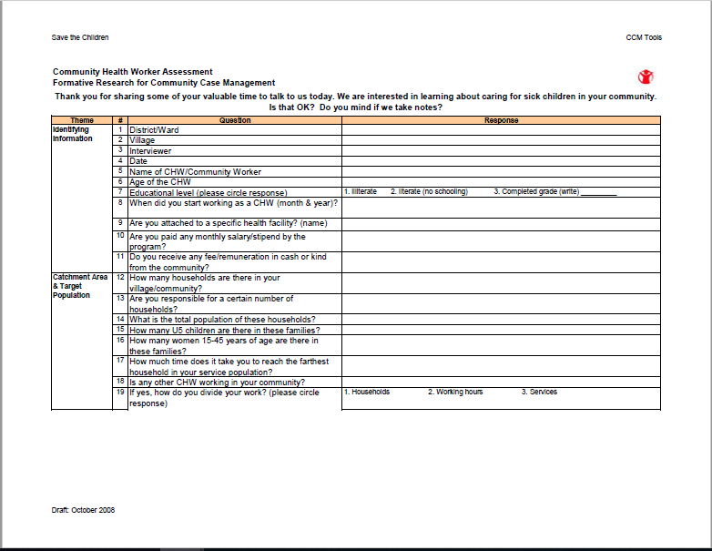 Four-page document in English 