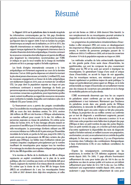 Six-page document in French with some colorful text 