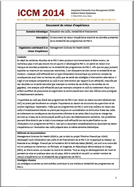 Three-page document in French text 