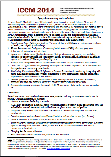 One-page Excel spreadsheet in English 