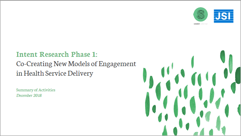 Cover of Intent Research Phase 1--DRC and Nigeria