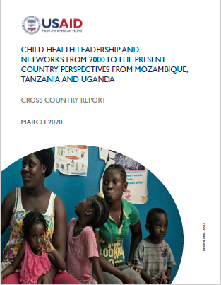 Cover of the Child Health Leadership and Networks from 2000-present report