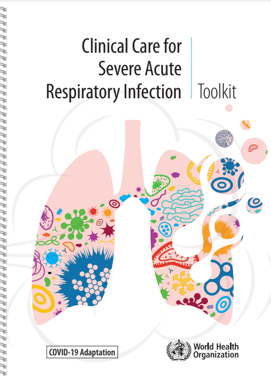 Cover of toolkit. Colorful illustration of lungs.