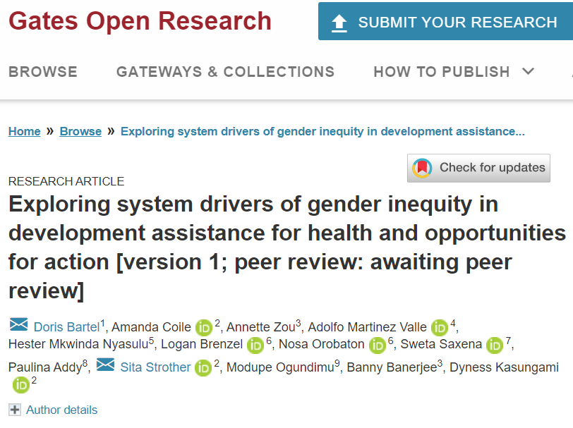 Article title and authors