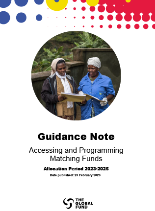 Photo of the Guidance Note Accessing and Programming Matching Funds