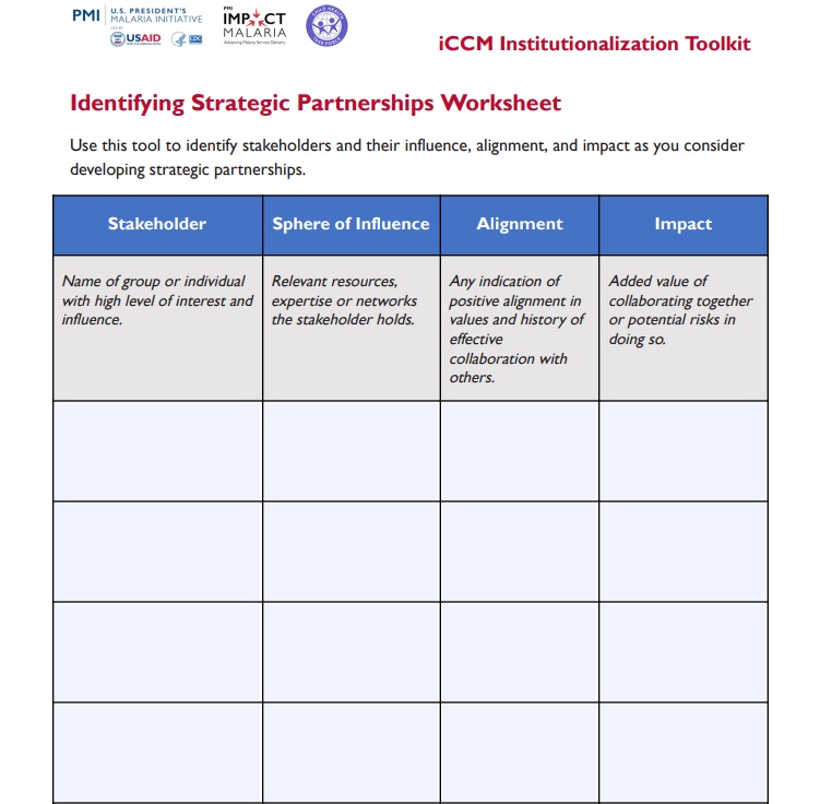 First page of worksheet