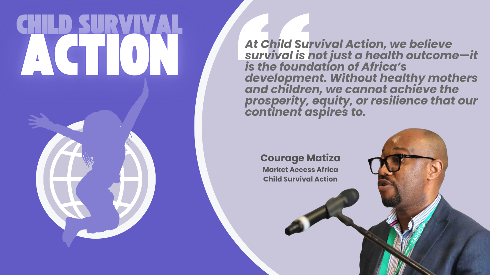 Action pour la survie de l'enfant, soutien à la stratégie de plaidoyer régionale pour l'Afrique