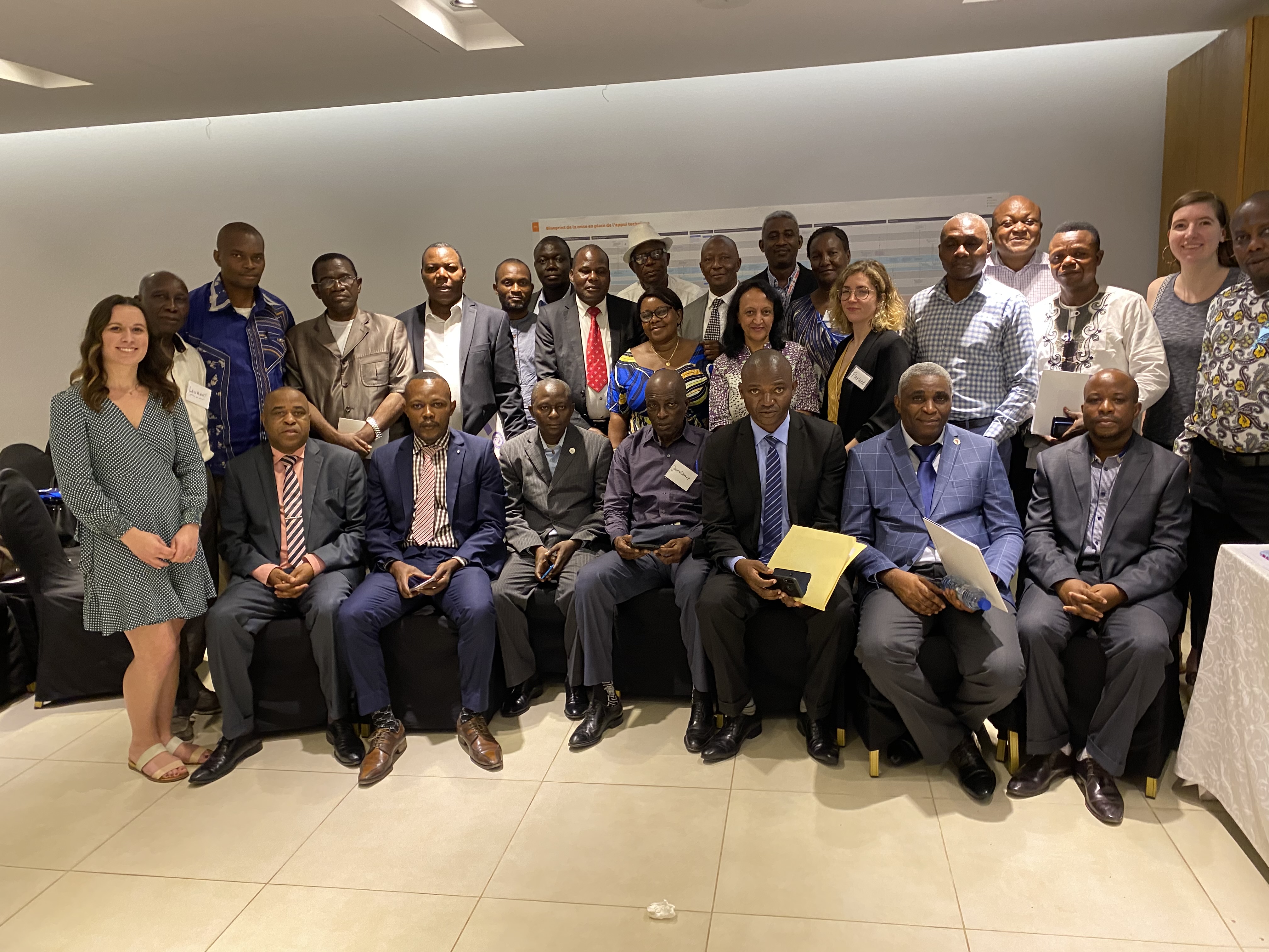 Group participant portrait from the DRC integration workshop