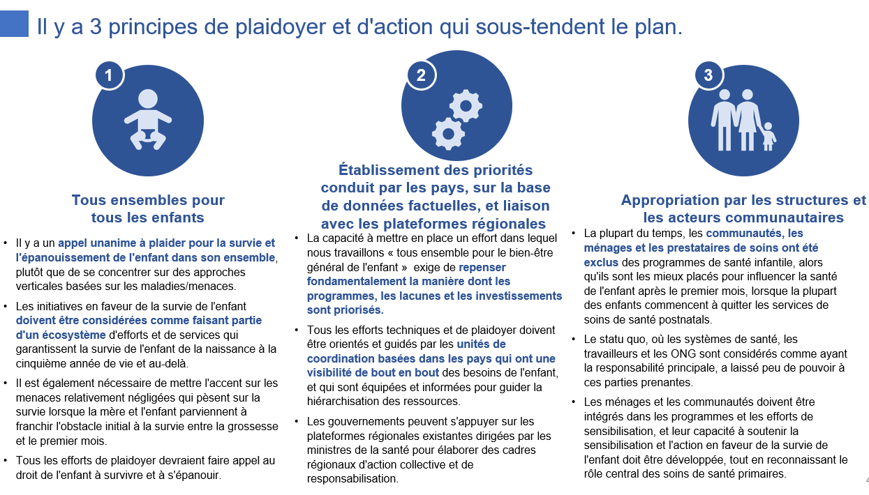 3 principes de plaidoyer