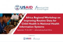 Review of Child Health and Nutrition Data Elements in HMIS