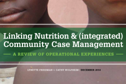 Photo: Lynette Freidman and Cathy Wolfheim_Linking iCCM and Nutrition Final Report_12.2014 cover