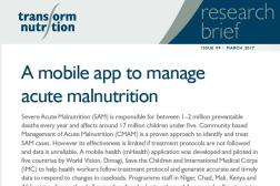 Photo: Transform Nutrition_Research Brief_CMAM Mobile App_3.2017