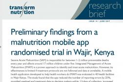 Photo: Transform Nutrition_Research Brief_IMAM Mobile App in Kenya_6.2017