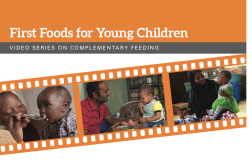 Photo: UNICEF GHM Information Brief - First Foods Video Series