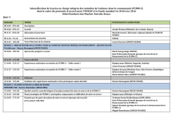 Photo du document word, tableau de texte.