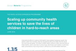 Renforcer les services de santé communautaires pour sauver la vie des enfants dans les zones difficiles à atteindre