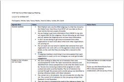 Document de trois pages en anglais