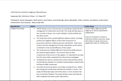 Document de trois pages en anglais