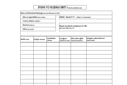 Stock card, Kirundi, Excel document, some English, some French, Excel document 