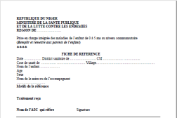 One-page document in French 