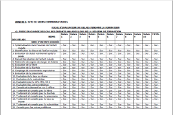 Two-page document, French text