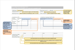 One page document in English text 