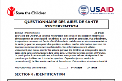 Six-page document in French