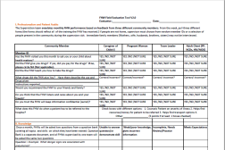 One-page Excel spreadsheet in English with some colorful text 