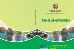 Six-page document in Portuguese with bright photos and colorful text