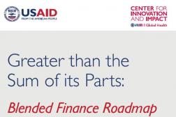 Page de couverture du document avec le texte du titre et les logos de l'USAID