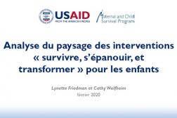 Title slide of presentation with USAID-MCSP logo