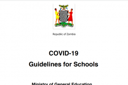 First page of COVID-19 guidelines for schools