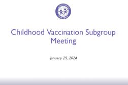 First slide of presentation